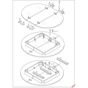 Stół okrągły rozkładany Ringo 102cm dąb craft Halmar