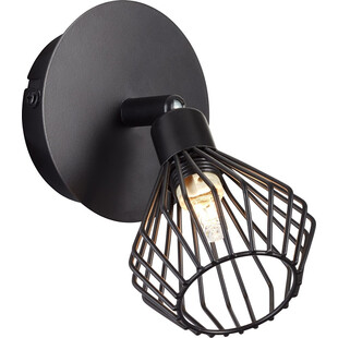 Kinkiet Loft Dalma Czarny | Lampa Brilliant - Kup Teraz!