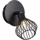 Kinkiet Loft Dalma Czarny | Lampa Brilliant - Kup Teraz!