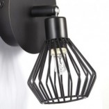 Kinkiet Loft Dalma Czarny | Lampa Brilliant - Kup Teraz!