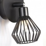 Kinkiet Loft Dalma Czarny | Lampa Brilliant - Kup Teraz!