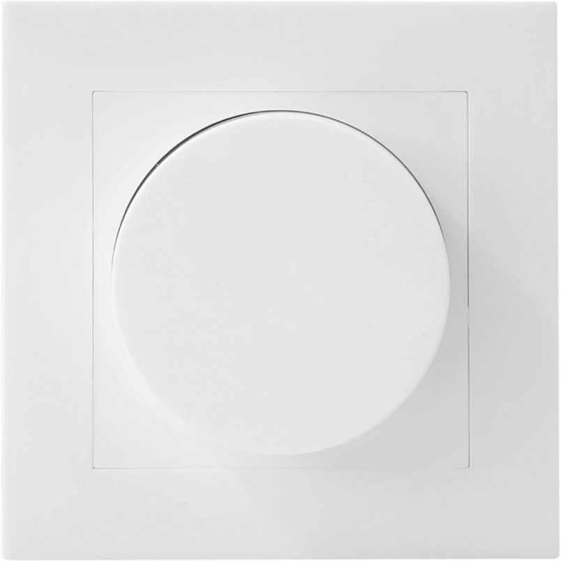 Ściemniacz ścienny podtynkowy NL LED 7,6x7,6cm biały Lucide