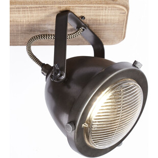 Plafon industrialny Carmen II | Drewno i Stal | Brilliant