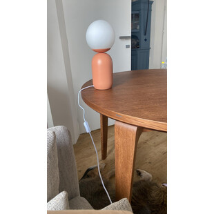 Lampa stołowa Nordlux Notti | Szkło, Terakota | Styl Japandi
