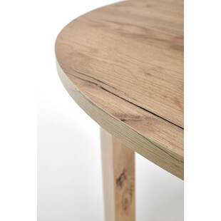 Stół okrągły rozkładany Ringo 102cm dąb craft Halmar