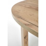 Stół okrągły rozkładany Ringo 102cm dąb craft Halmar
