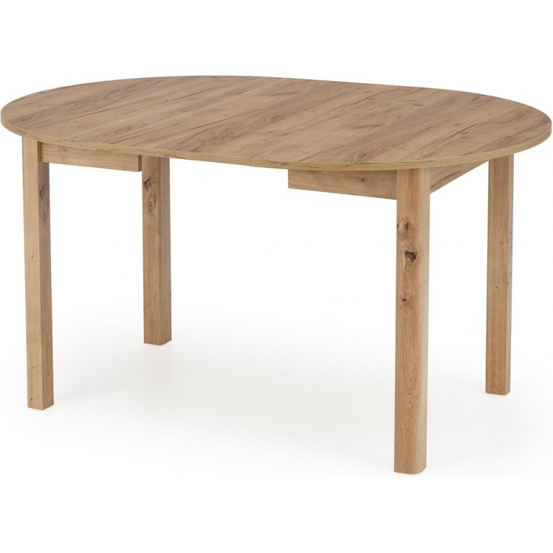 Stół okrągły rozkładany Ringo 102cm dąb craft Halmar