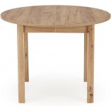 Stół okrągły rozkładany Ringo 102cm dąb craft Halmar