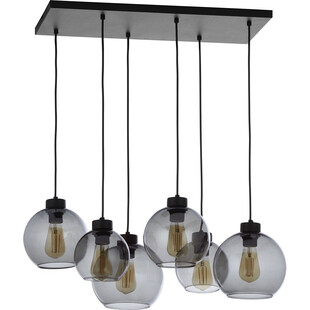 [OUTLET] Lampa sufitowa szklane kule Cubus Graphite VI 68cm Grafitowa TK Lighting