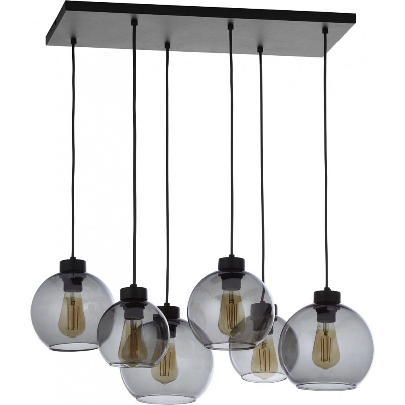 [OUTLET] Lampa sufitowa szklane kule Cubus Graphite VI 68cm Grafitowa TK Lighting