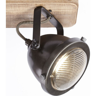 Plafon industrialny Carmen III | Drewno i Stal | Brilliant
