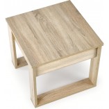 Stolik kwadratowy Nea | Dąb sonoma | Halmar - 60x60cm