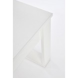 Stolik kwadratowy Nea biały Halmar | 60x60cm z szufladą