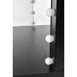 Toaletka Hollywood XL Halmar | 120x55cm, czarna | Sklep z meblami