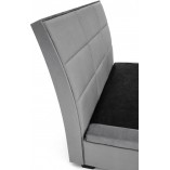 Łóżko welurowe 160x200 szare Halmar Continental II - z pojemnikiem