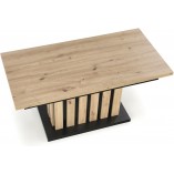 Stolik Baretti Halmar | Regulowany, Dąb Artisan, Czarny - Kup Teraz!