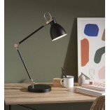 [OUTLET] Lampa biurkowa loft House czarna