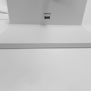 Kinkiet Logi biały z półką i włącznikiem - OUTLET
