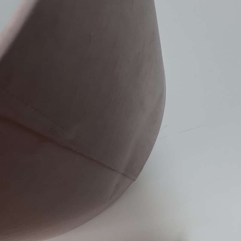 Lampa wisząca welurowa Cone Różowa [OUTLET] - Odkryj elegancję!