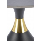 Stolik boczny Scalita Halmar: Elegancki design, czarny marmur