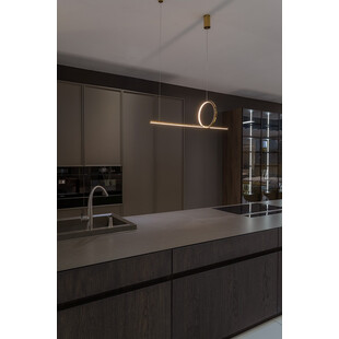Lampa Wisząca Lozanna LED Złota | MaxLight - Elegancki Design