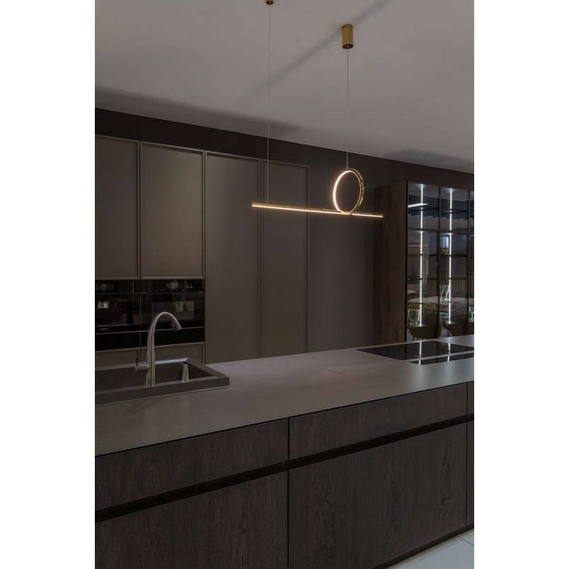 Lampa Wisząca Lozanna LED Złota | MaxLight - Elegancki Design