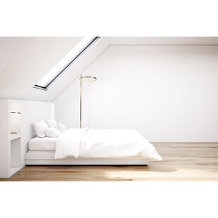 Lampa podłogowa glamour Lozanna LED złota MaxLight | Sklep