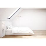 Lampa podłogowa glamour Lozanna LED złota MaxLight | Sklep