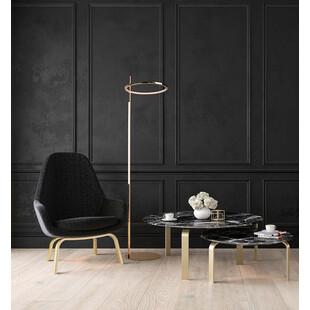 Lampa podłogowa glamour Lozanna LED złota marki MaxLight
