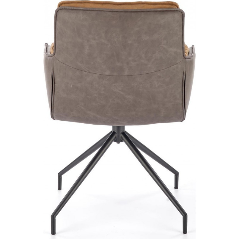 Krzesło fotelowe K523 Halmar - Brązowy design | Sklep meblowy