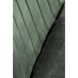Krzesło welurowe K521 Velvet ciemnozielone Halmar