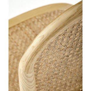 Krzesło drewniane Halmar K502 - rattan, styl boho | Sklep mebli