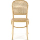 Krzesło drewniane Halmar K502 - rattan, styl boho | Sklep mebli