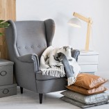 Lampa biurkowa skandynawska Oslo biały / drewno TK Lighting