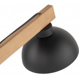 Lampa biurkowa loft Oslo czarny / drewno TK Lighting