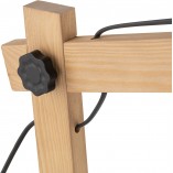 Lampa biurkowa loft Oslo czarny / drewno TK Lighting