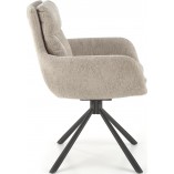Krzeseło fotelowe obrotowe K495 beżowe Halmar - Komfort i styl
