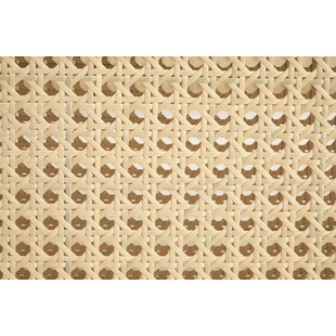 Fotel welurowy boho Ilario beż / czarny / rattan Halmar
