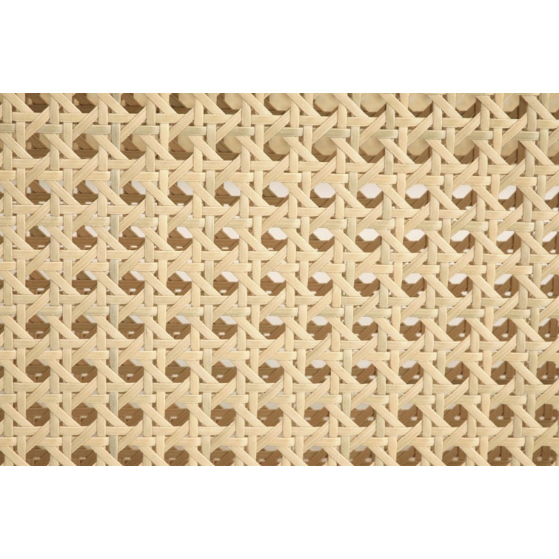 Fotel welurowy boho Ilario beż / czarny / rattan Halmar