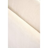 Fotel welurowy boho Ilario beż / czarny / rattan Halmar