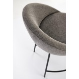 Krzesło barowe Halmar H118 - Szare/Czarny | Komfort i styl
