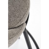 Krzesło barowe Halmar H118 - Szare/Czarny | Komfort i styl