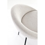 Krzesło barowe Halmar H118 - Beżowy/Czarny | Komfort i styl
