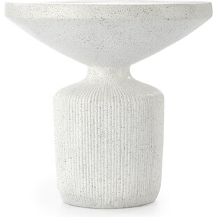 Stolik boczny Giza Halmar | Japandi, biały, 54cm