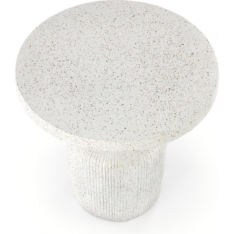 Stolik boczny Giza Halmar | Japandi, biały, 54cm