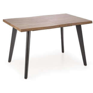 Stół rozkładany loft Dickson II 150x90cm dąb naturalny / czarny Halmar