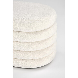 Ławka z pojemnikiem Bliss Boucle Halmar | Kremowa, 105cm