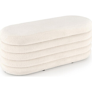 Ławka z pojemnikiem Bliss Boucle Halmar | Kremowa, 105cm