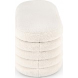 Ławka z pojemnikiem Bliss Boucle Halmar | Kremowa, 105cm