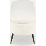 Ławka Aveiro Halmar 120cm | Schowek, Tapicerka Bouclé